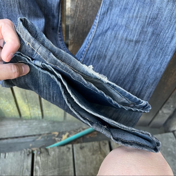 Ever Button Fly Bootcut Zip Chain Pocket Jeans Sz 26 - Picture 16 of 16